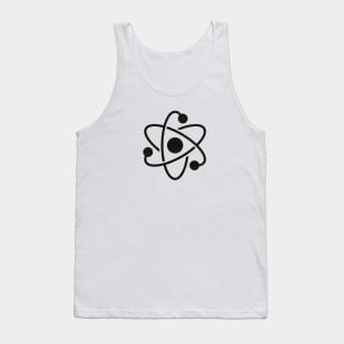 Atomic Atom Minimalist Symbol Tank Top